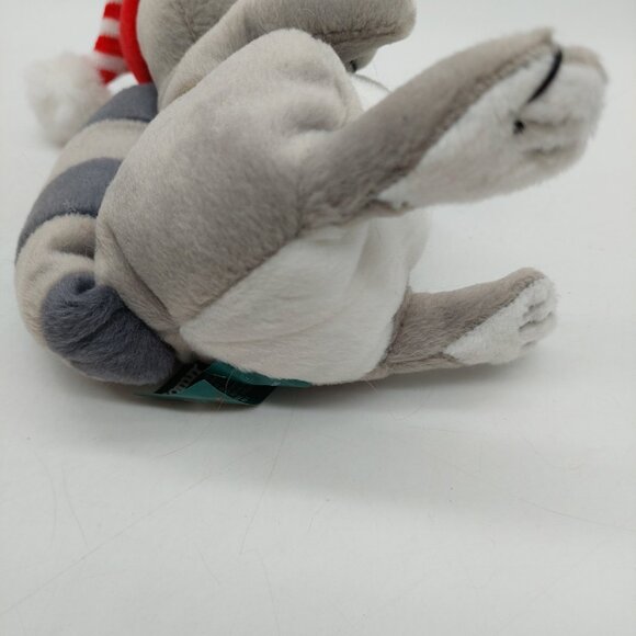 Snowden-Friends Raccoon Stuffed Christmas Plush 1998 Original Tags - Picture 5 of 10